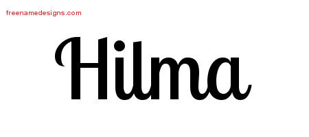 Handwritten Name Tattoo Designs Hilma Free Download