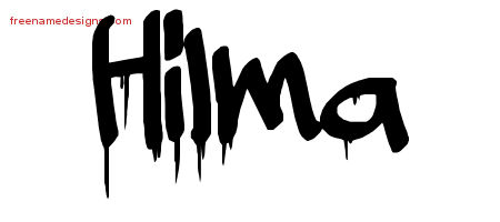 Graffiti Name Tattoo Designs Hilma Free Lettering