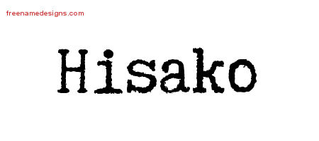 Typewriter Name Tattoo Designs Hisako Free Download