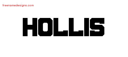 Titling Name Tattoo Designs Hollis Free Printout