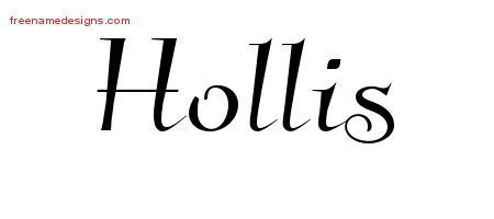 Elegant Name Tattoo Designs Hollis Free Graphic