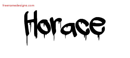 Graffiti Name Tattoo Designs Horace Free
