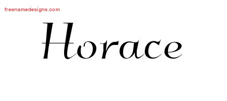 Elegant Name Tattoo Designs Horace Download Free
