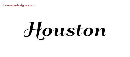 Art Deco Name Tattoo Designs Houston Graphic Download