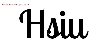 Handwritten Name Tattoo Designs Hsiu Free Download