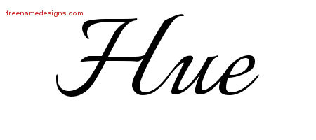 Calligraphic Name Tattoo Designs Hue Download Free