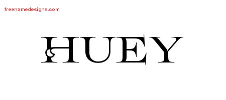 Flourishes Name Tattoo Designs Huey Graphic Download