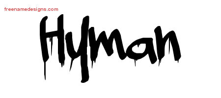 Graffiti Name Tattoo Designs Hyman Free