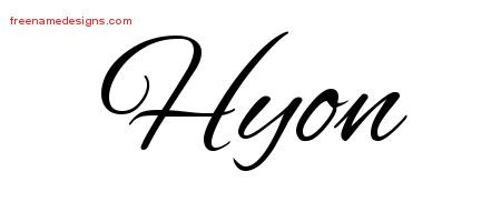Cursive Name Tattoo Designs Hyon Download Free