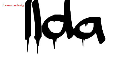 Graffiti Name Tattoo Designs Ilda Free Lettering