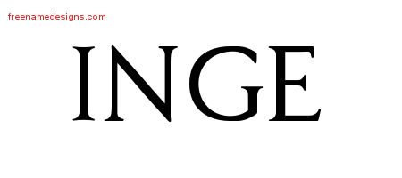 Regal Victorian Name Tattoo Designs Inge Graphic Download