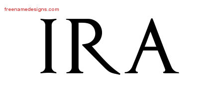Regal Victorian Name Tattoo Designs Ira Printable