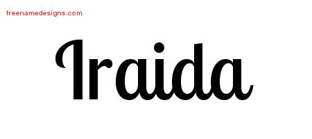 Handwritten Name Tattoo Designs Iraida Free Download