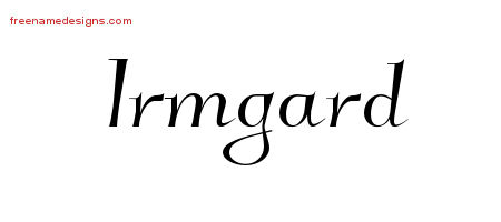 Elegant Name Tattoo Designs Irmgard Free Graphic Elegant Name Tattoo Designs Irmgard Free Graphic