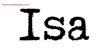 Typewriter Name Tattoo Designs Isa Free Download