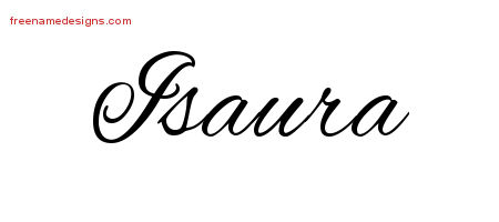 Cursive Name Tattoo Designs Isaura Download Free