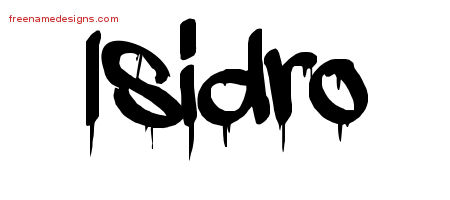 Graffiti Name Tattoo Designs Isidro Free