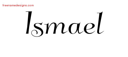Elegant Name Tattoo Designs Ismael Download Free