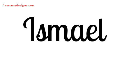 Handwritten Name Tattoo Designs Ismael Free Printout