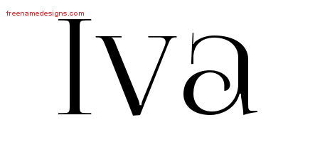 Vintage Name Tattoo Designs Iva Free Download