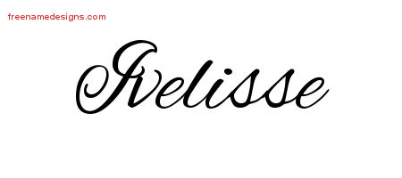 Cursive Name Tattoo Designs Ivelisse Download Free