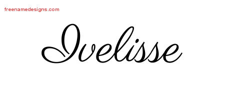 Classic Name Tattoo Designs Ivelisse Graphic Download