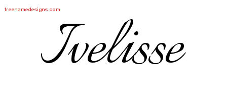 Calligraphic Name Tattoo Designs Ivelisse Download Free