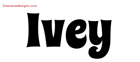 Groovy Name Tattoo Designs Ivey Free Lettering Groovy Name Tattoo Designs Ivey Free Lettering