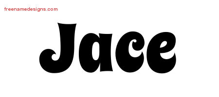 Groovy Name Tattoo Designs Jace Free
