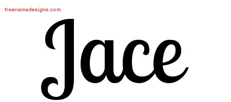 Handwritten Name Tattoo Designs Jace Free Printout