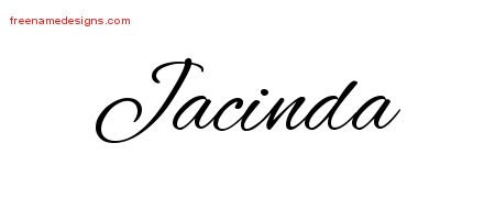 Cursive Name Tattoo Designs Jacinda Download Free