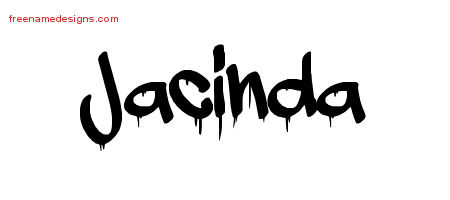 Graffiti Name Tattoo Designs Jacinda Free Lettering