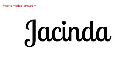 Handwritten Name Tattoo Designs Jacinda Free Download