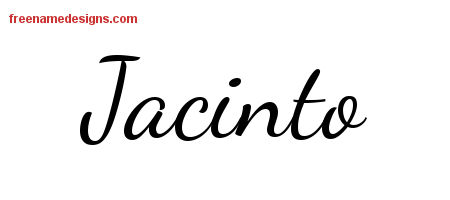 Lively Script Name Tattoo Designs Jacinto Free Download