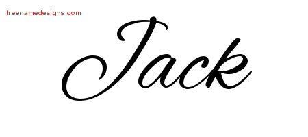 Cursive Name Tattoo Designs Jack Download Free