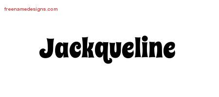 Groovy Name Tattoo Designs Jackqueline Free Lettering
