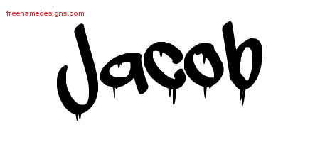 Graffiti Name Tattoo Designs Jacob Free