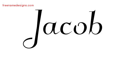 Elegant Name Tattoo Designs Jacob Download Free