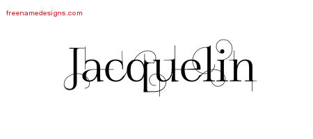 Decorated Name Tattoo Designs Jacquelin Free