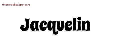 Groovy Name Tattoo Designs Jacquelin Free Lettering