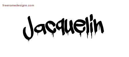 Graffiti Name Tattoo Designs Jacquelin Free Lettering