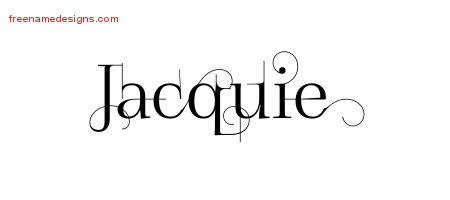 Decorated Name Tattoo Designs Jacquie Free