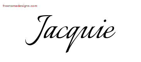 Calligraphic Name Tattoo Designs Jacquie Download Free