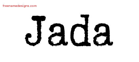 Typewriter Name Tattoo Designs Jada Free Download