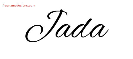 Cursive Name Tattoo Designs Jada Download Free