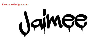 Graffiti Name Tattoo Designs Jaimee Free Lettering