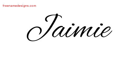 Cursive Name Tattoo Designs Jaimie Download Free