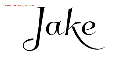 Elegant Name Tattoo Designs Jake Download Free