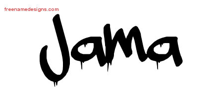 Graffiti Name Tattoo Designs Jama Free Lettering