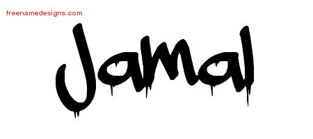 Graffiti Name Tattoo Designs Jamal Free